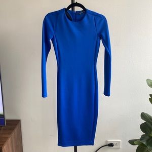 Zara long sleeve blue dress ✨